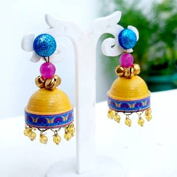 Quilled jhumkas qjcs1 1