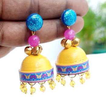 Quilled jhumkas qjcs1 2