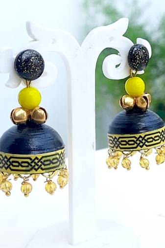 Quilled jhumkas qjcs3