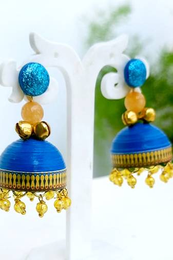 Quilled jhumkas qjcs5
