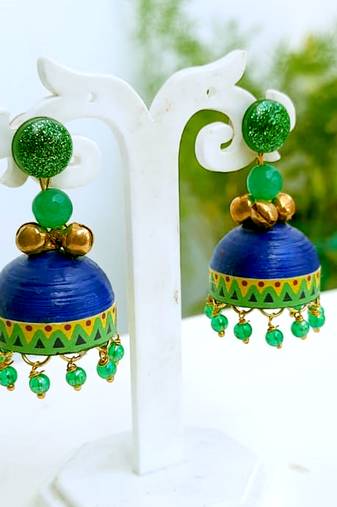 Quilled jhumkas qjcs9