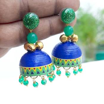 Quilled jhumkas qjcs9 2