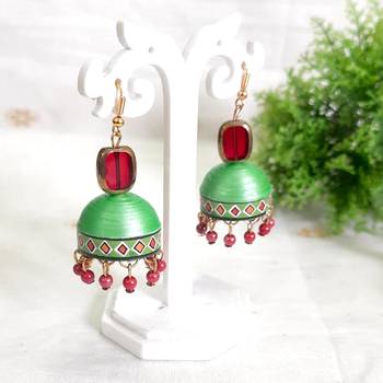 Quilled jhumkas qjbl1 1