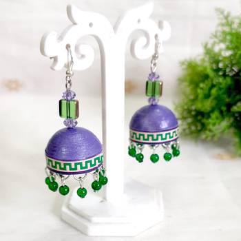 Quilled jhumkas qjbl4 1