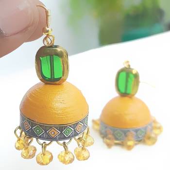 Quilled jhumkas qjbl3 2