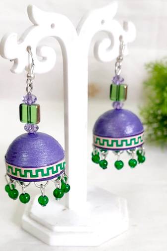 Quilled jhumkas qjbl4