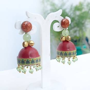Quilled jhumkas qjcs10 1