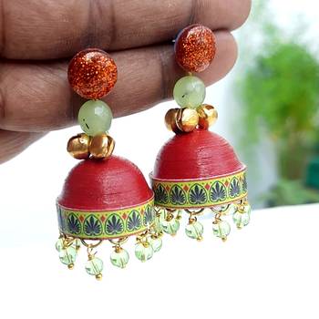 Quilled jhumkas qjcs10 2