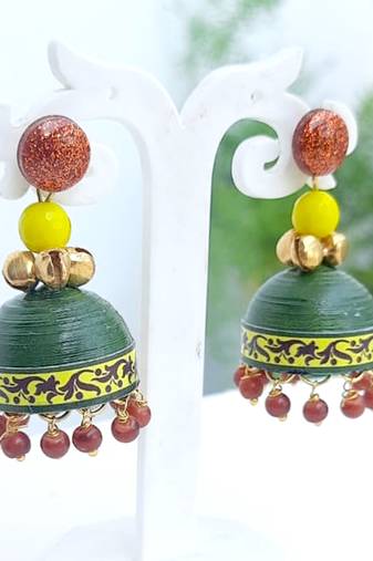 Quilled jhumkas qjcs2