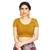 High Neck Silver Full Net Padded Sleeveless Readymade Saree Blouse