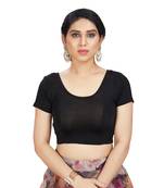 High Neck Silver Full Net Padded Sleeveless Readymade Saree Blouse