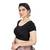 High Neck Silver Full Net Padded Sleeveless Readymade Saree Blouse