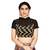 High Neck Silver Full Net Padded Sleeveless Readymade Saree Blouse