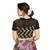 High Neck Silver Full Net Padded Sleeveless Readymade Saree Blouse