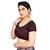 High Neck Silver Full Net Padded Sleeveless Readymade Saree Blouse