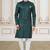 Men's bottle green indo western dresses set