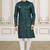 Men's bottle green indo western dresses set
