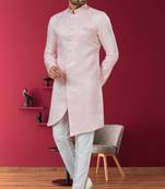 Men's pink indo western dresses set