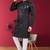 Men's black indo western dresses set