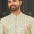 Men's sea green & peach western dresses set