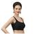 Womens Black Plain Silk Spaghetti Readymade Saree Blouse