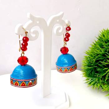 Quilled hanging  jhumkas 26 1