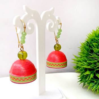 Quilled hanging  jhumkas 27 1