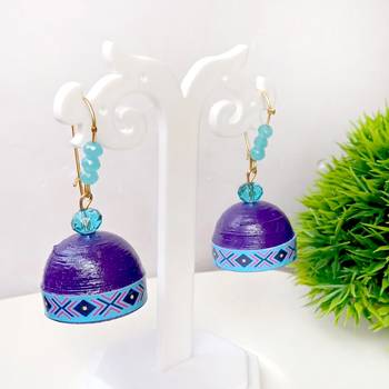 Quilled hanging  jhumkas 28 1