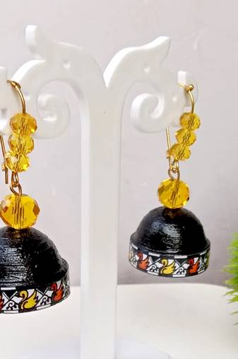 Quilled hanging  jhumkas 29