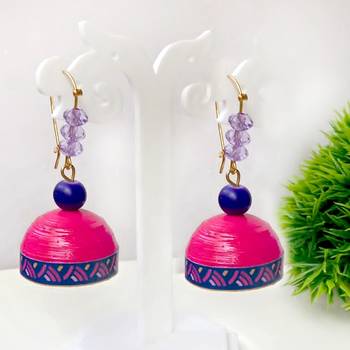 Quilled hanging  jhumkas 32 1