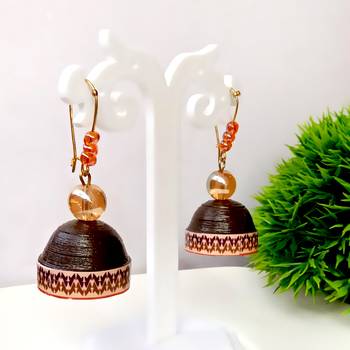 Quilled hanging  jhumkas 34 1