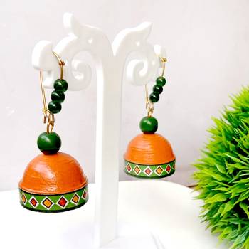 Quilled hanging  jhumkas 35 1