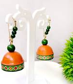 Quilled hanging  jhumkas 35