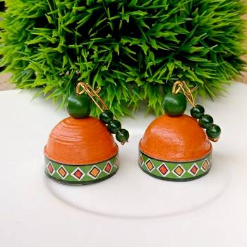 Quilled hanging  jhumkas 35 2