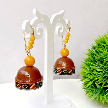 Quilled hanging  jhumkas 38 1