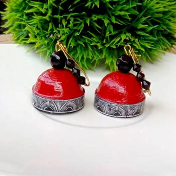 Quilled hanging  jhumkas 45 2