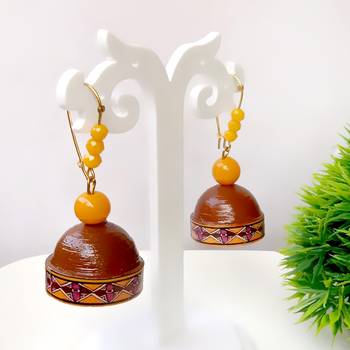 Quilled hanging  jhumkas 47 1