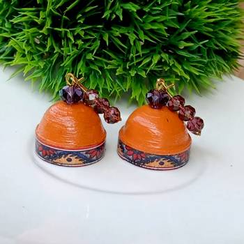 Quilled hanging  jhumkas 50 2