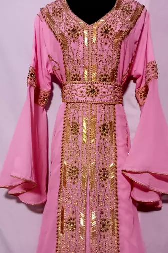 Rose Pink Kaftan for Women