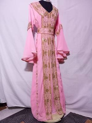Rose Pink Kaftan for Women 3
