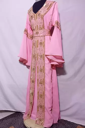 Rose Pink Kaftan for Women