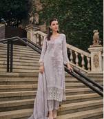Multy soft organza with embroidery work full stitch fancy suit set