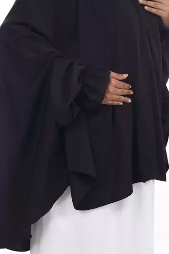 Ana black with sleeves makhna
