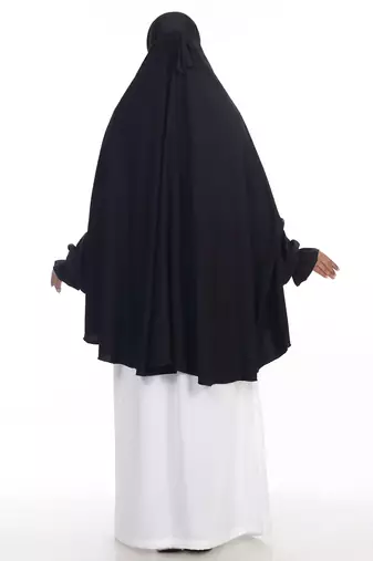 Ana black with sleeves makhna