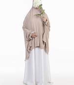 Ana beige with sleeves makhna