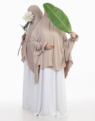 Ana beige with sleeves makhna 4