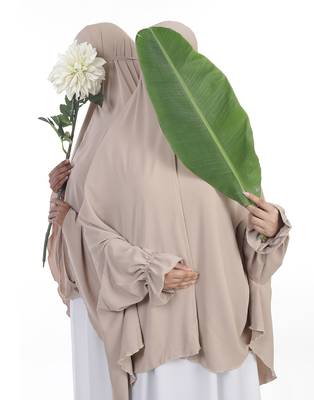 Ana beige with sleeves makhna 5