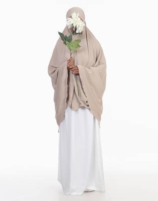 Ana beige without sleeves makhna 1