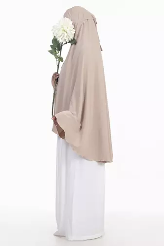 Ana beige without sleeves makhna