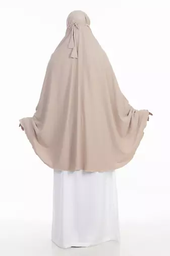 Ana beige without sleeves makhna